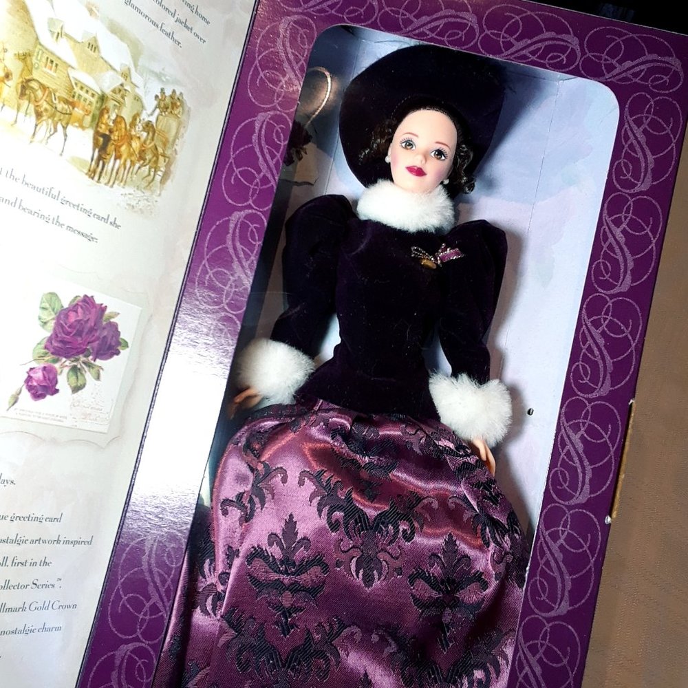 1996 Barbie Mattel Collector Hallmark Holiday Traditions Doll Holiday Homecoming